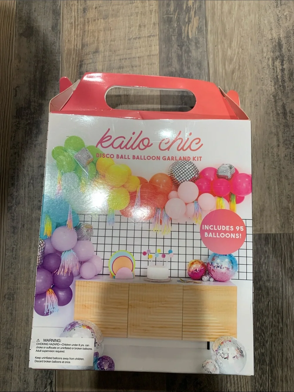 Pink Disco Ball Balloon Garland Kit